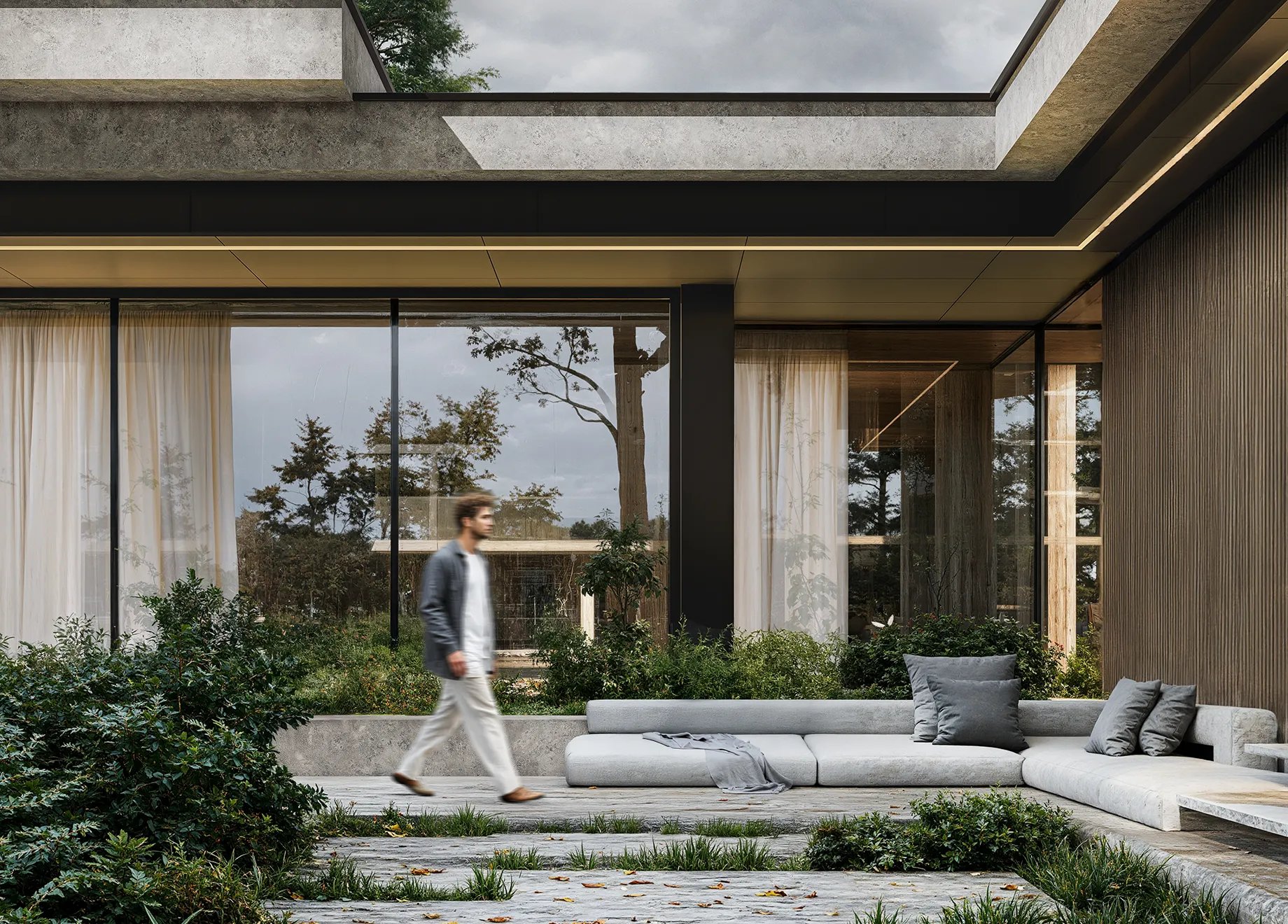 Построить совеременный коттедж