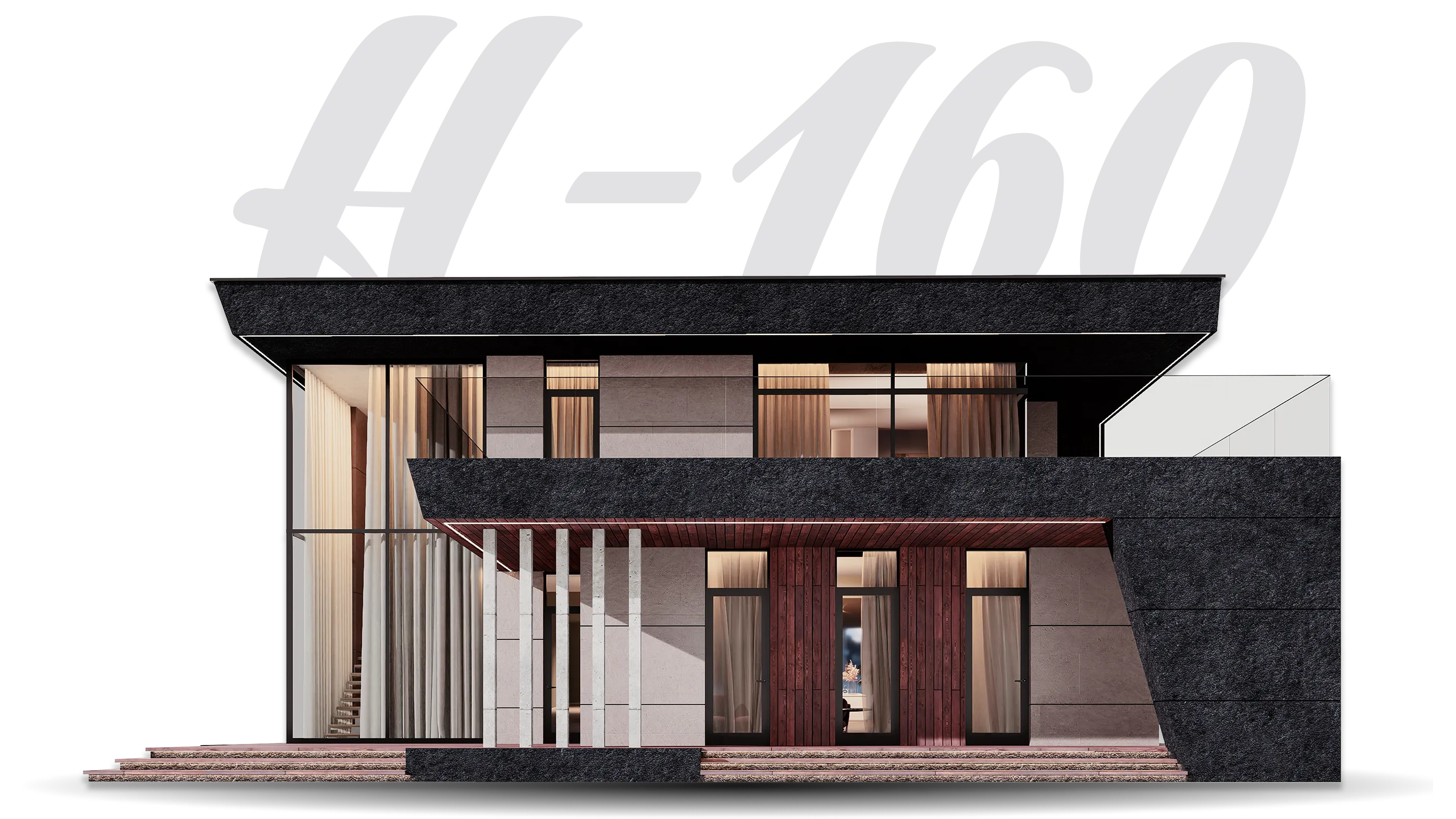 Коттедж H-160