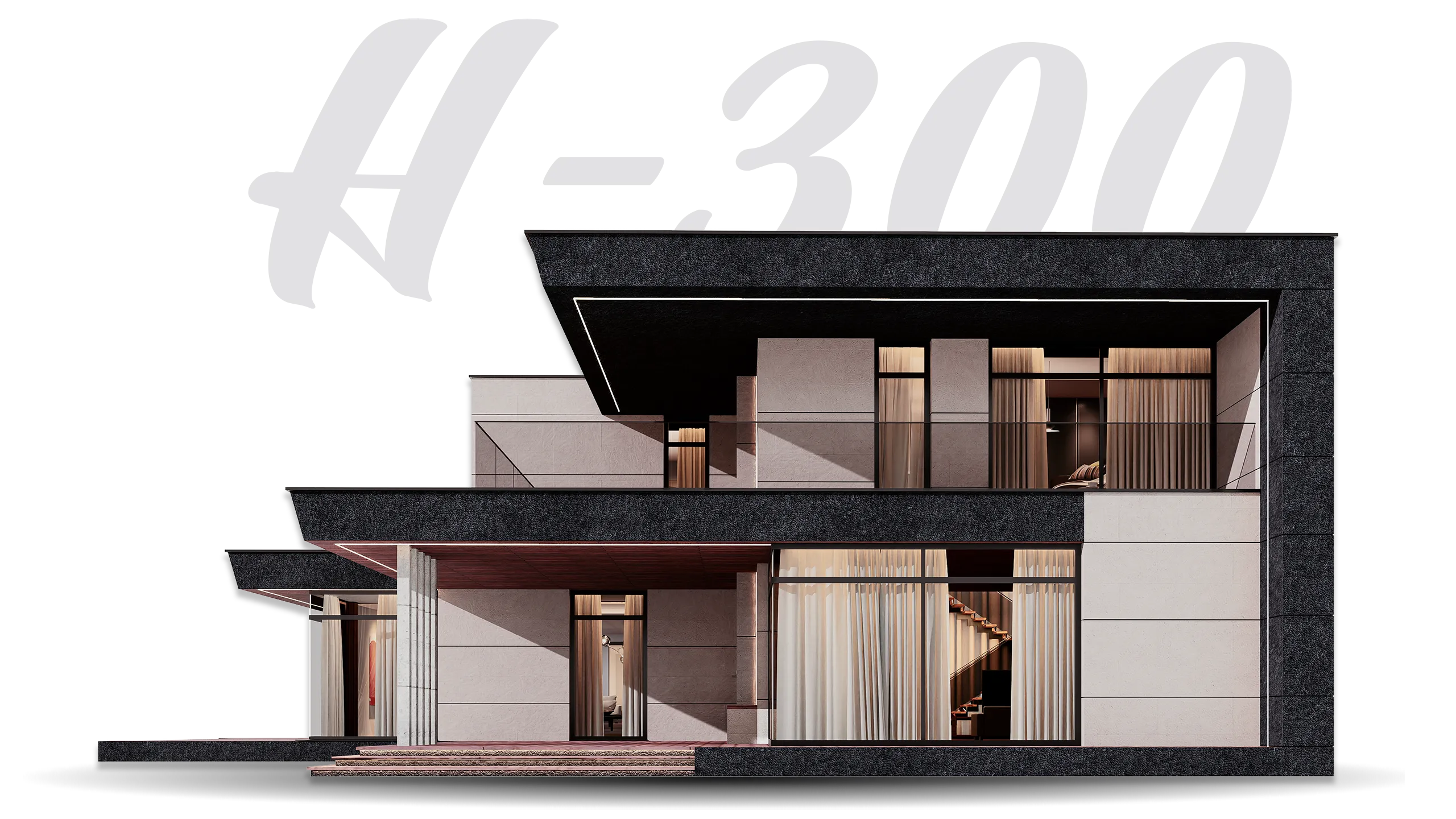 Коттедж H-300