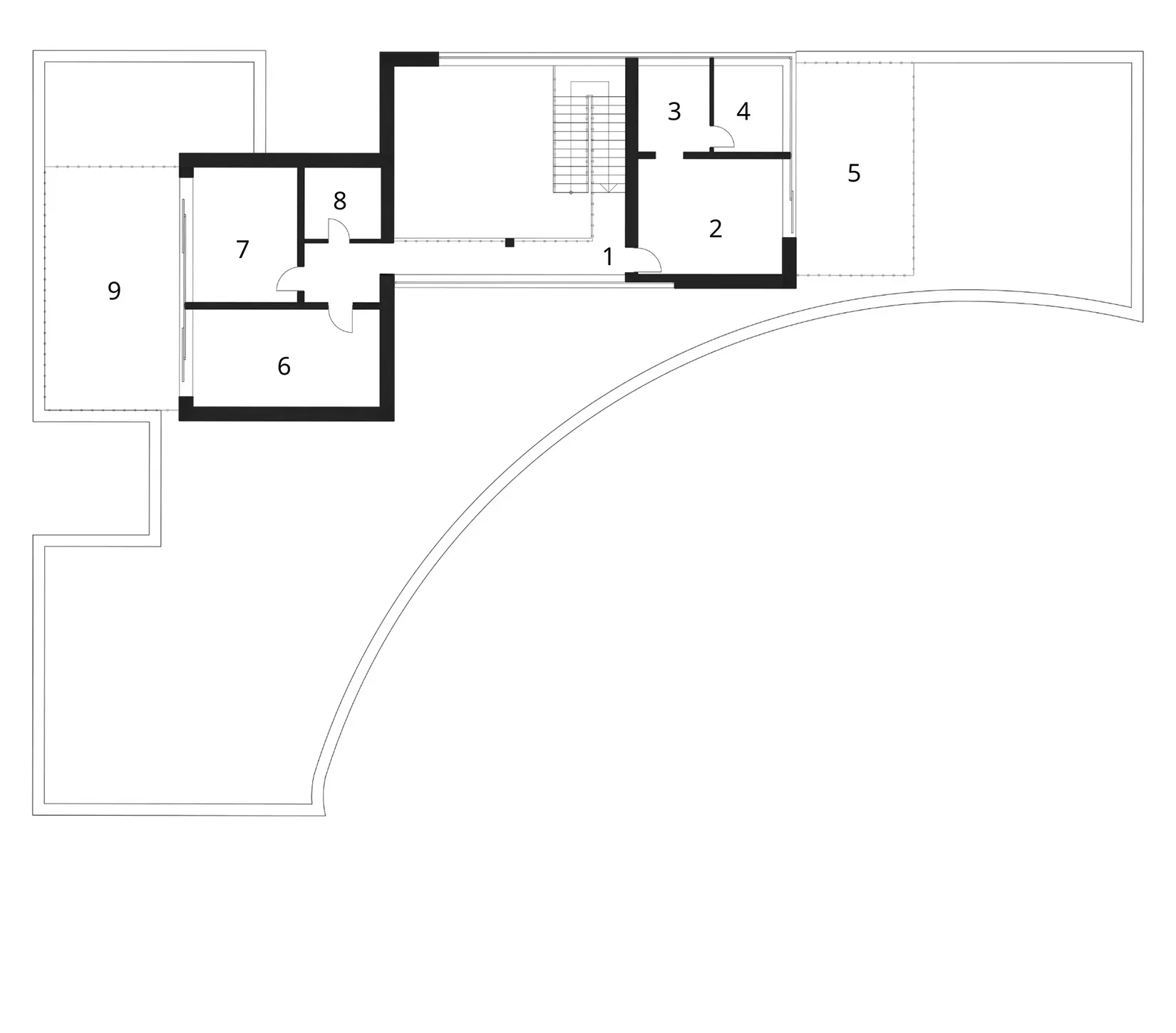 План второго этажа — Участок № 60