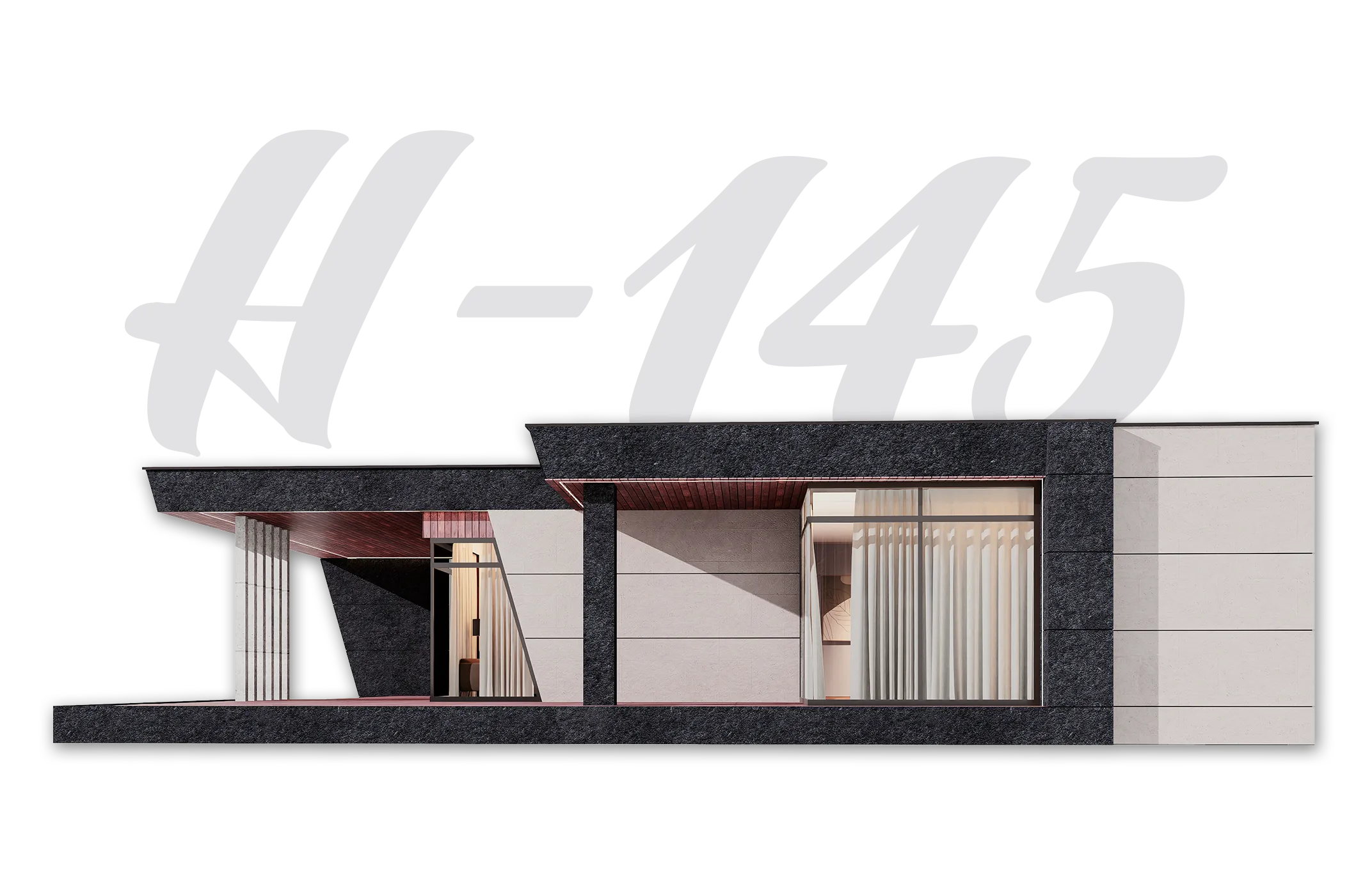 Коттедж H-145
